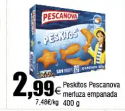 FROIZ PESCANOVA Peskitos merluza empanada oferta