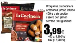 FROIZ Croquetas La Cocinera Artesanas jamón ibérico oferta