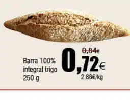 FROIZ Barra 100% integral trigo oferta