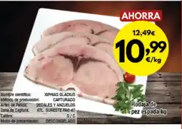 FROIZ Rodaja de pez espada oferta