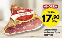 FROIZ COREN Jamón serrano deshuesado oferta