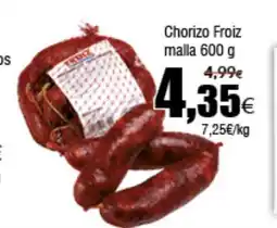 FROIZ Chorizo Froiz malla oferta