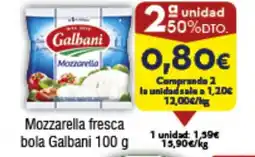 FROIZ GALBANI Mozzarella fresca bola oferta
