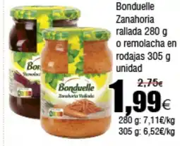 FROIZ BONDUELLE Zanahoria rallada o remolacha en rodajas oferta