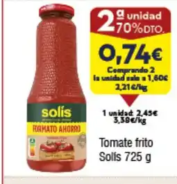 FROIZ SOLIS Tomate frito oferta