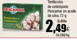 FROIZ PESCAMAR Tentáculos de cefalópodo en aceite de oliva oferta