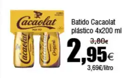 FROIZ CACAOLAT Cacaolat Batido plástico oferta