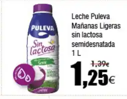 FROIZ PULEVA Leche Mañanas Ligeras sin lactosa semidesnatada oferta