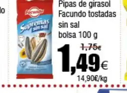 FROIZ FACUNDO Pipas de girasol sin sal oferta