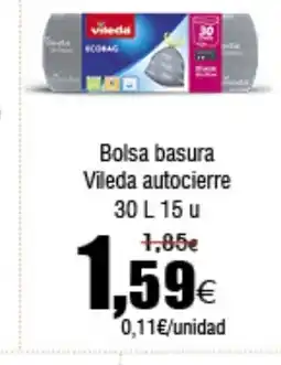 FROIZ VILEDA Bolsa basura autocierre oferta