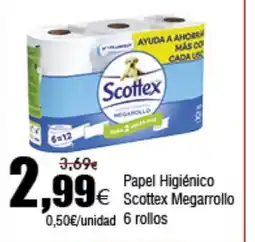 FROIZ SCOTTEX Papel Higiénico Megarrollo oferta
