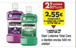 FROIZ LISTERINE Elixir Total Care o dientes encías oferta