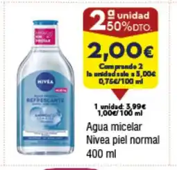 FROIZ NIVEA Agua micelar piel normal oferta