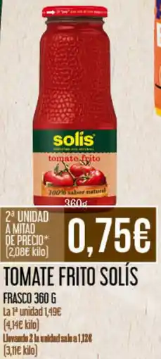 Claudio SOLÍS Tomate frito oferta