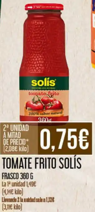 Claudio SOLÍS Tomate frito oferta