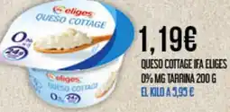 Claudio IFA ELIGES Queso cottage 0% mg tarrina oferta