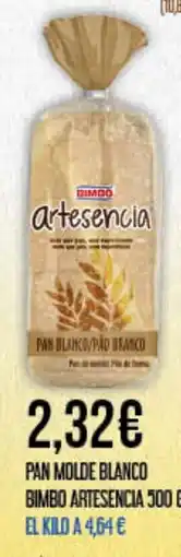 Claudio BIMBO Pan molde blanco artesencia oferta