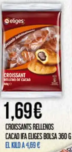 Claudio IFA ELIGES Croissants rellenos cacao oferta