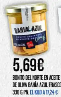 Claudio BAHÍA AZUL Bonito del norte en aceite de oliva frasco oferta