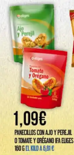 Claudio IFA ELIGES Panecillos con ajo y perejil o tomate y oregano oferta