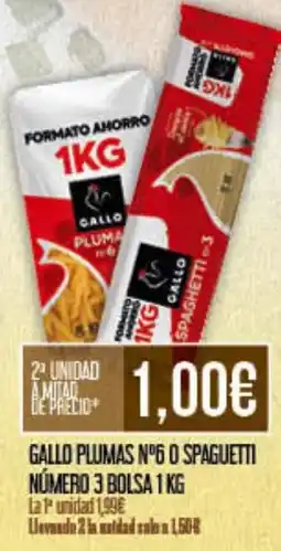 Claudio GALLO Plumas nº6 0 spaguetti número 3 oferta