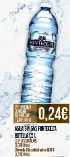 Claudio FONTECELTA Agua sin gas oferta