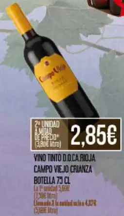 Claudio CAMPO VIEJO Vino tinto d.o.ca rioja crianza oferta
