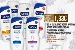 Claudio SANEX Gel de ducha neutro nutritivo, neutro hidratante o cuidado experto urea, natural, protector o prohydrate oferta