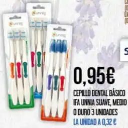 Claudio IFA UNNIA Cepillo dental básico suave, medio o duro oferta