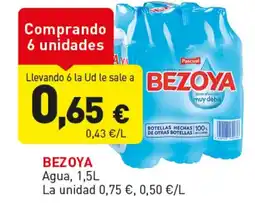 Hiperber BEZOYA Agua oferta