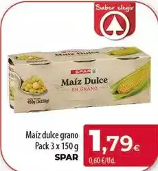 Spar Tenerife Spar - maíz dulce grano oferta