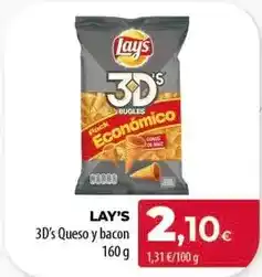 Spar Tenerife Lay's - 3d's queso y bacon oferta