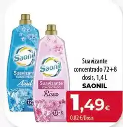 Spar Tenerife Saonil - suavizante concentrado oferta