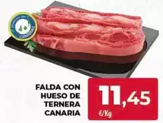 Spar Tenerife Falda con hueso de ternera canaria oferta