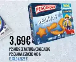 Claudio Pescanova - peskitos de merluza congelados oferta