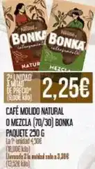 Claudio Bonka - café molido natural o mezcla oferta