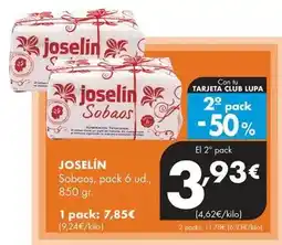 Supermercados Lupa JOSELÍN Sobaos oferta