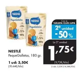Supermercados Lupa NESTLÉ PequeGalletas oferta