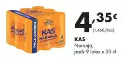 Supermercados Lupa KAS Naranja, oferta