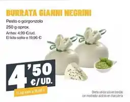 AhorraMas Negrini - pesto o gorgonzola oferta