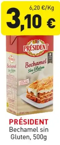 Hiperber PRÉSIDENT Bechamel sin Gluten oferta