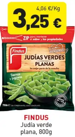 Hiperber FINDUS Judía verde plana oferta