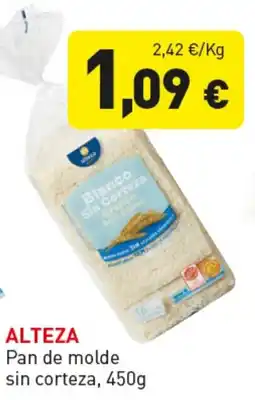 Hiperber ALTEZA Pan de molde sin corteza oferta