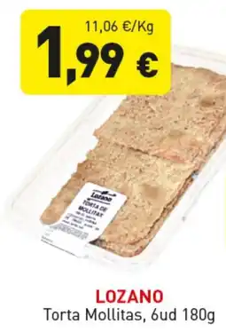 Hiperber LOZANO Torta Mollitas oferta