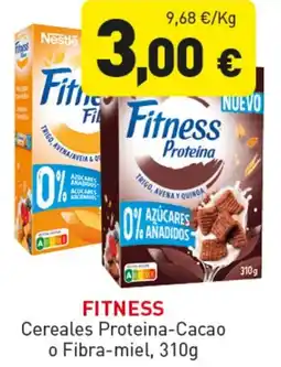 Hiperber FITNESS Cereales Proteina-Cacao o Fibra-miel oferta