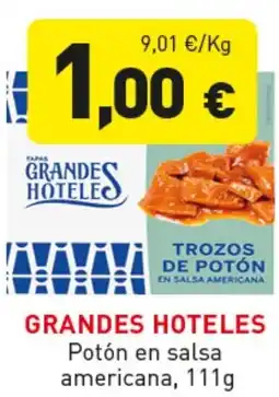 Hiperber GRANDES HOTELES Potón en salsa americana oferta