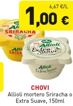 Hiperber CHOVI Allioli mortero Sriracha o Extra Suave oferta