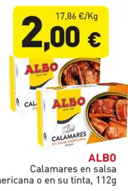 Hiperber ALBO Calamares en salsa americana o en su tinta oferta