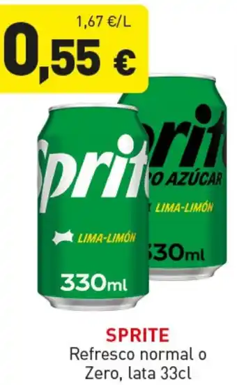 SPRITE Refresco normal o Zero