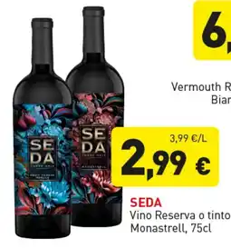 Hiperber SEDA Vino Reserva o tinto Monastrell oferta